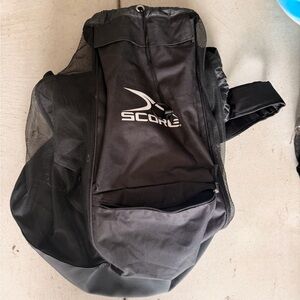 Score ball carrier w backpack straps